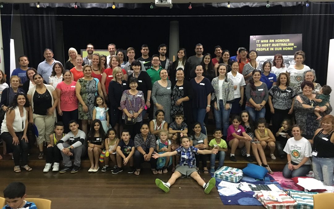 Our very first Welcome Dinner in a school!